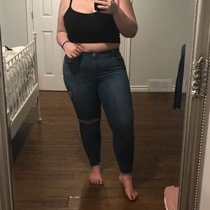 Gap Distressed Skinny Jeans